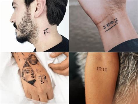 15 Tatuajes pequeños para hombres con un gran。